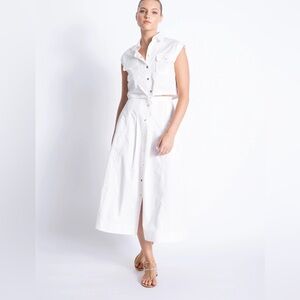 Karina Grimaldi NWT White Midi Skirt